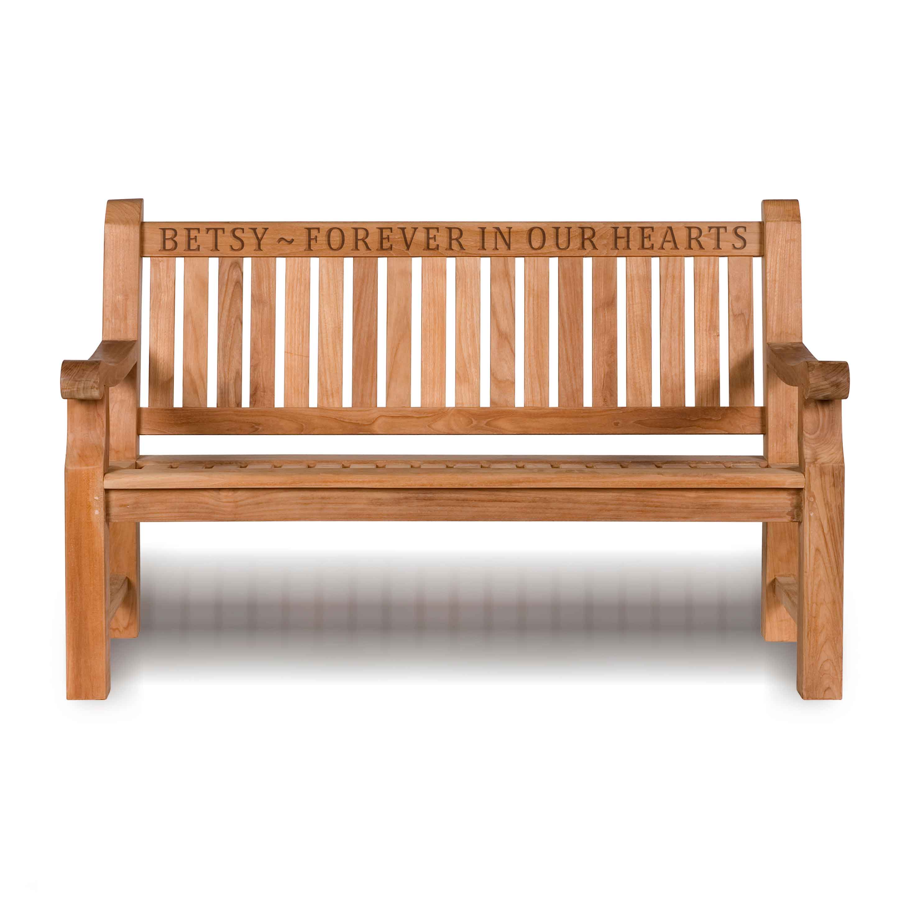 personalised garden benches for memorials