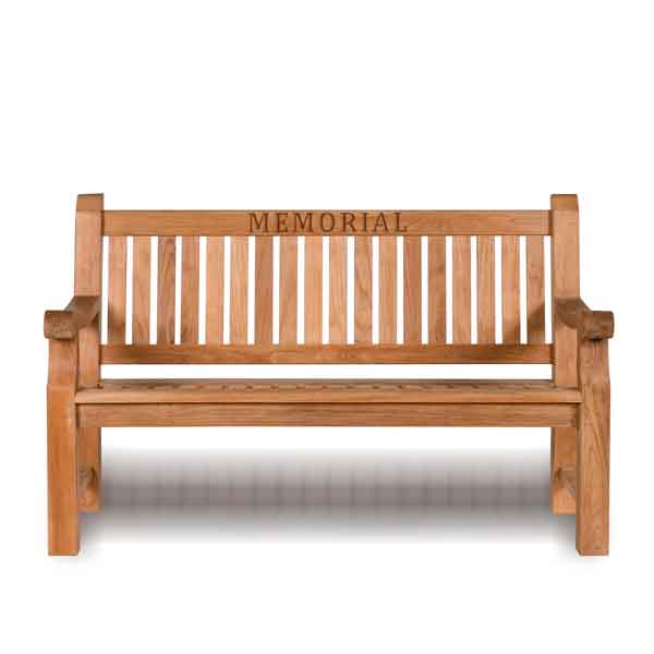 personalised wooden benches for your funeral